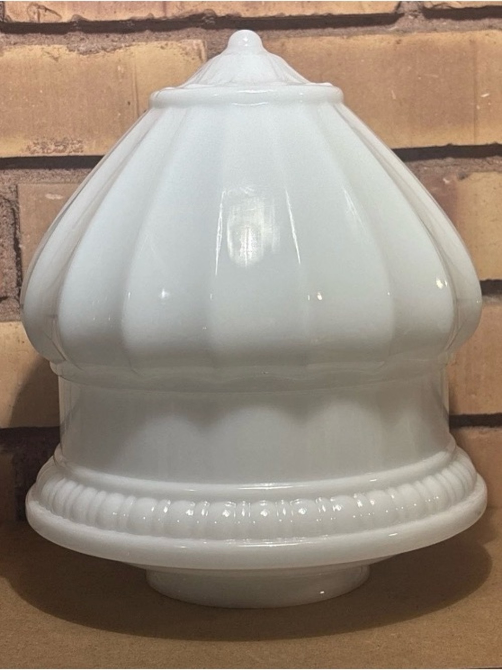 Fluted Doric Acorn Shade - Rejuvenation 4” Fitter